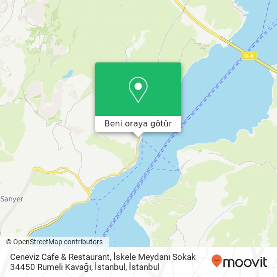 Ceneviz Cafe & Restaurant, İskele Meydanı Sokak 34450 Rumeli Kavağı, İstanbul harita