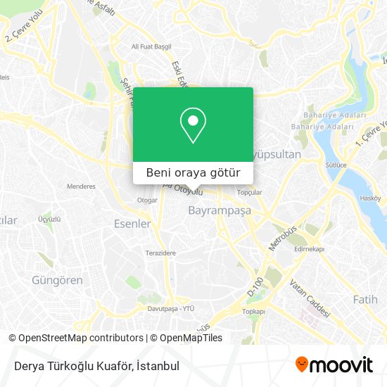 Derya Türkoğlu Kuaför harita