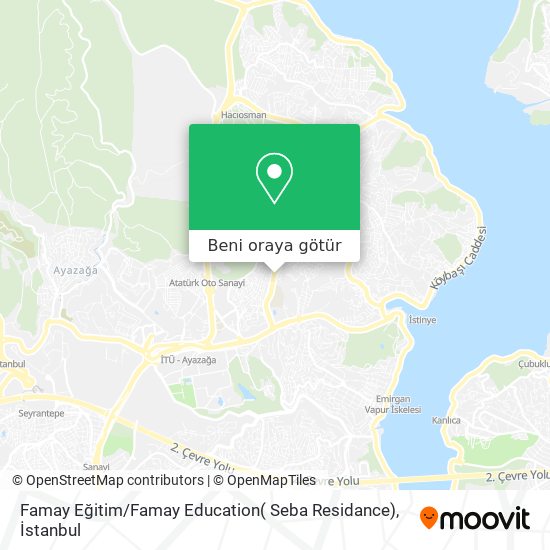Famay Eğitim / Famay Education( Seba Residance) harita