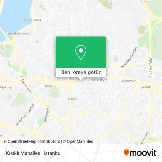 Kısıklı Mahallesi harita