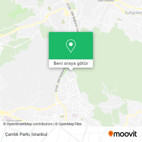 Çamlık Parkı harita