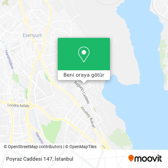 Poyraz Caddesi 147 harita