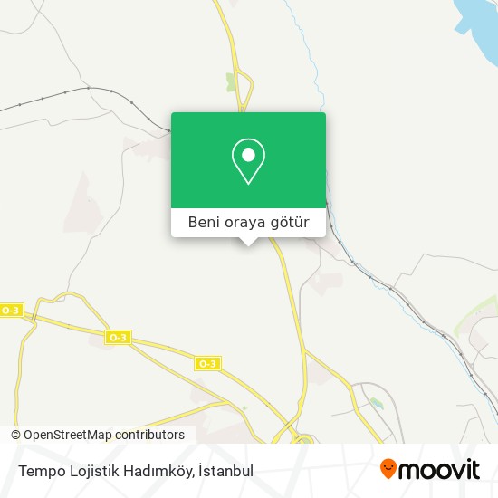 Tempo Lojistik Hadımköy harita