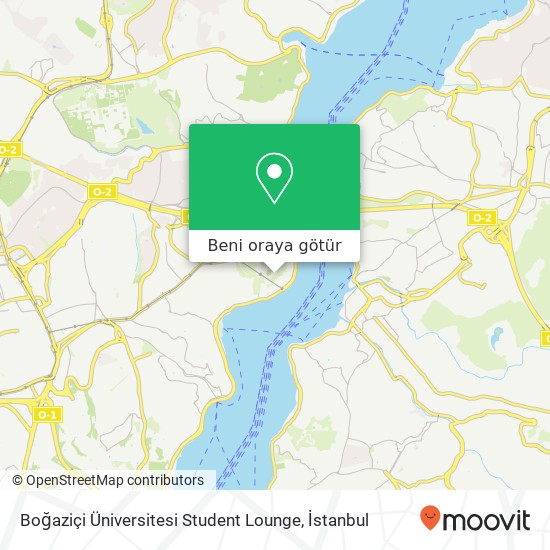 Boğaziçi Üniversitesi Student Lounge harita