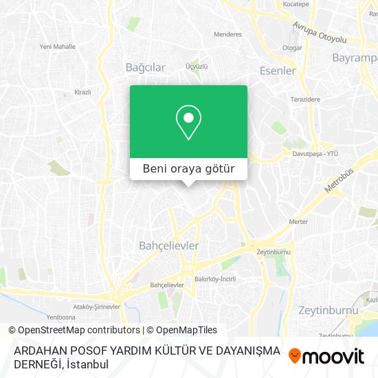 ARDAHAN POSOF YARDIM KÜLTÜR VE DAYANIŞMA DERNEĞİ harita