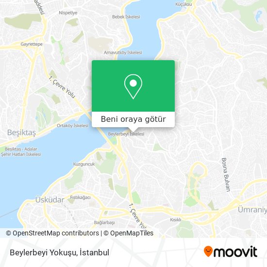 Beylerbeyi Yokuşu harita