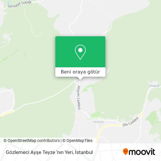 Gözlemeci Ayşe Teyze 'nın Yeri harita