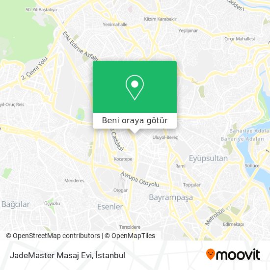 JadeMaster Masaj Evi harita