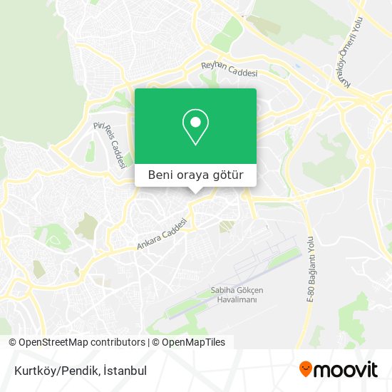 Kurtköy/Pendik harita
