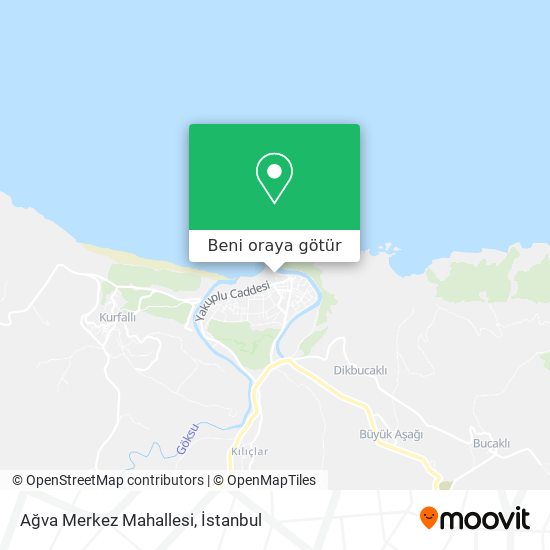 Ağva Merkez Mahallesi harita