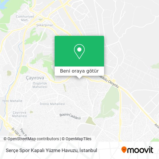 Serçe Spor Kapalı Yüzme Havuzu harita