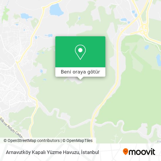 Arnavutköy Kapalı Yüzme Havuzu harita