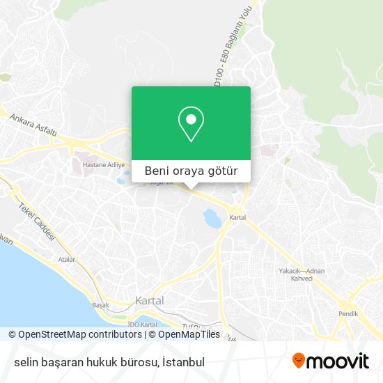 selin başaran hukuk bürosu harita