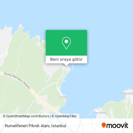 Rumelifeneri Piknik Alanı harita