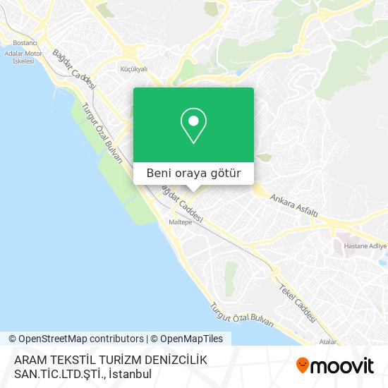 ARAM TEKSTİL TURİZM DENİZCİLİK SAN.TİC.LTD.ŞTİ. harita