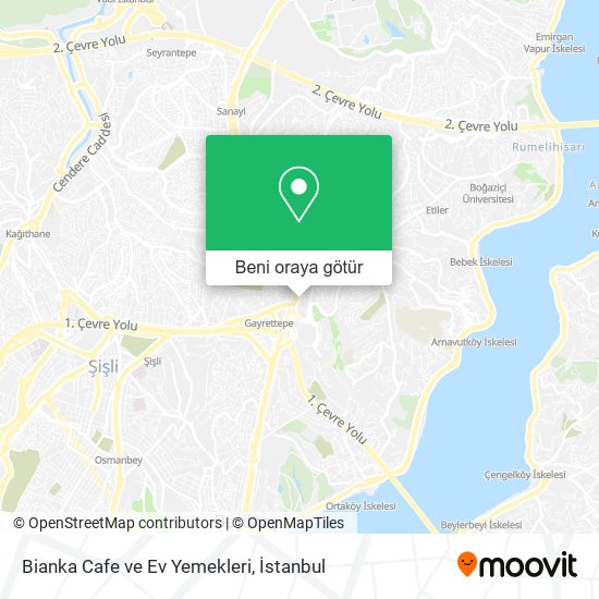 Bianka Cafe ve Ev Yemekleri harita