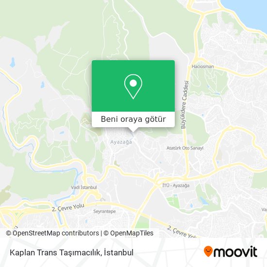 Kaplan Trans Taşımacılık harita