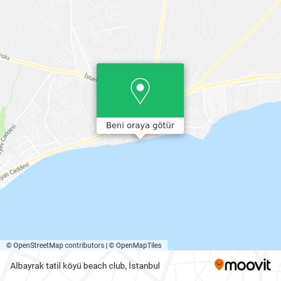 Albayrak tatil köyü beach club harita
