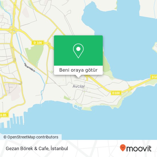 Gezan Börek & Cafe harita
