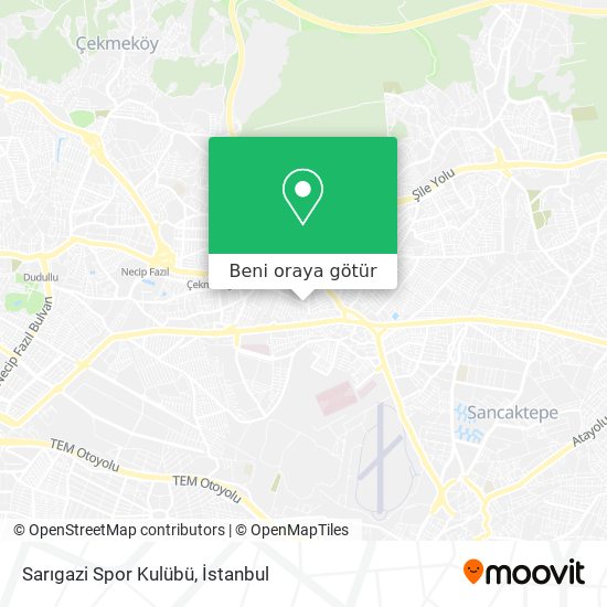 Sarıgazi Spor Kulübü harita