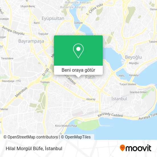 Hilal Morgül Büfe harita