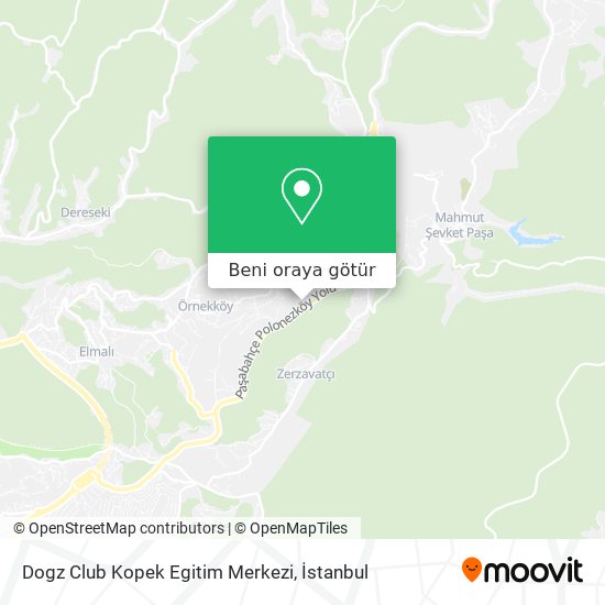Dogz Club Kopek Egitim Merkezi harita