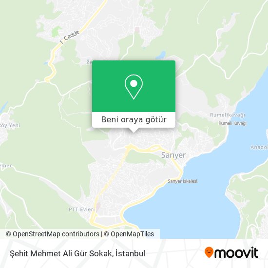 Şehit Mehmet Ali Gür Sokak harita