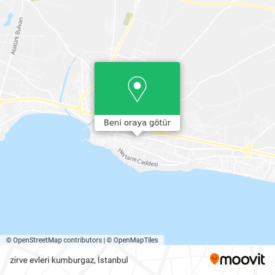 zirve evleri kumburgaz harita
