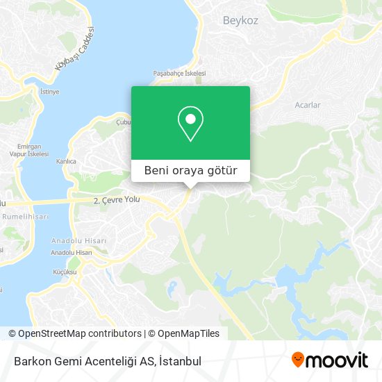 Barkon Gemi Acenteliği AS harita