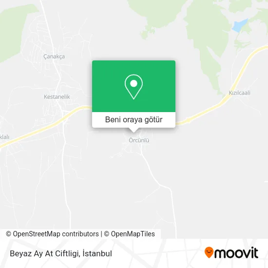 Beyaz Ay At Ciftligi harita