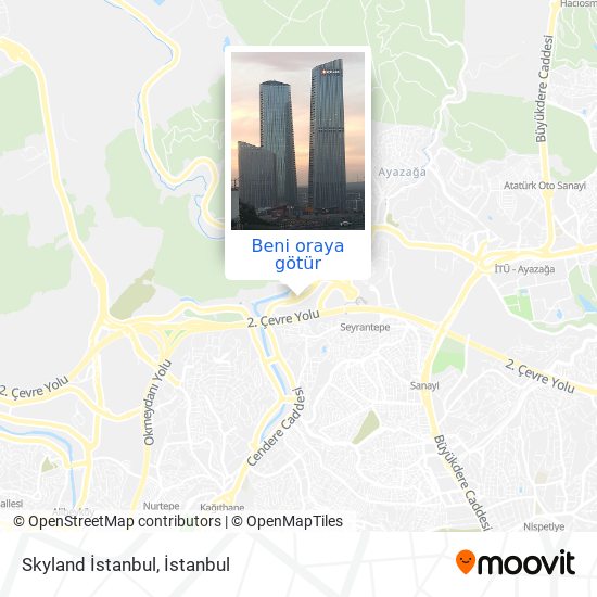 Skyland İstanbul harita