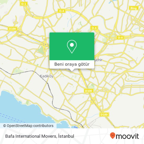 Bafa International Movers harita