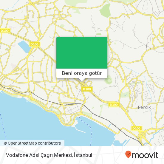 Vodafone Adsl Çağrı Merkezi harita