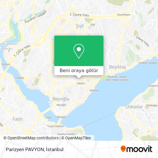 Parizyen PAVYON harita