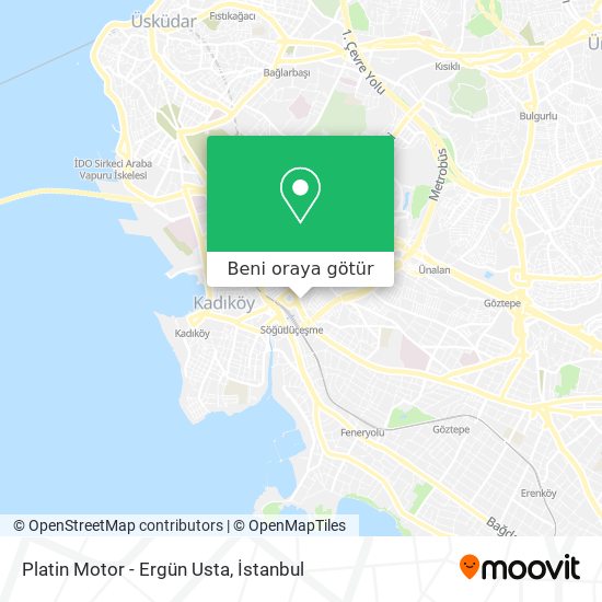 Platin Motor - Ergün Usta harita