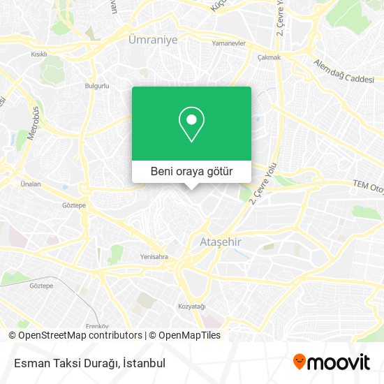 Esman Taksi Durağı harita