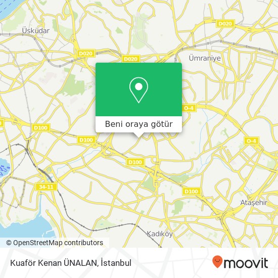 Kuaför Kenan ÜNALAN harita