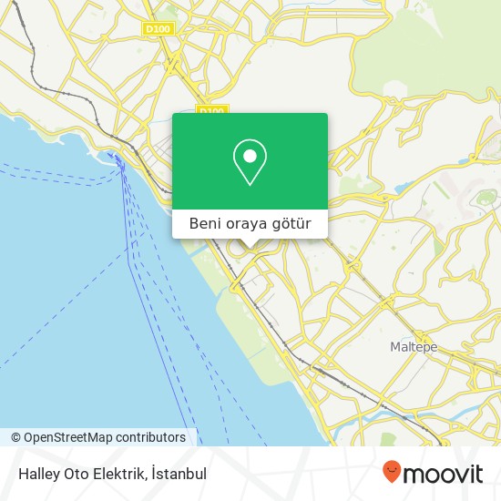 Halley Oto Elektrik harita