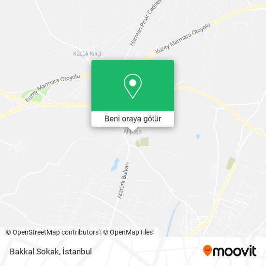 Bakkal Sokak harita