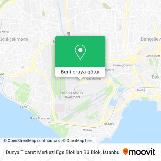 Dünya Ticaret Merkezi Egs Blokları B3 Blok harita