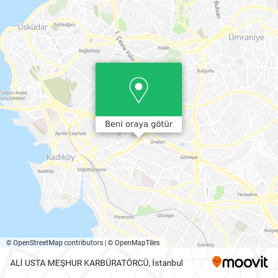 ALİ USTA MEŞHUR KARBÜRATÖRCÜ harita