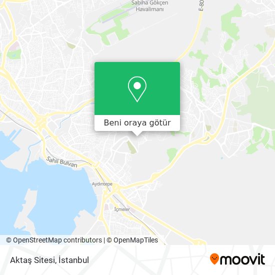 Aktaş Sitesi harita