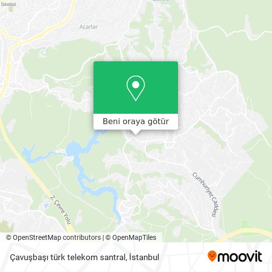 Çavuşbaşı türk telekom santral harita