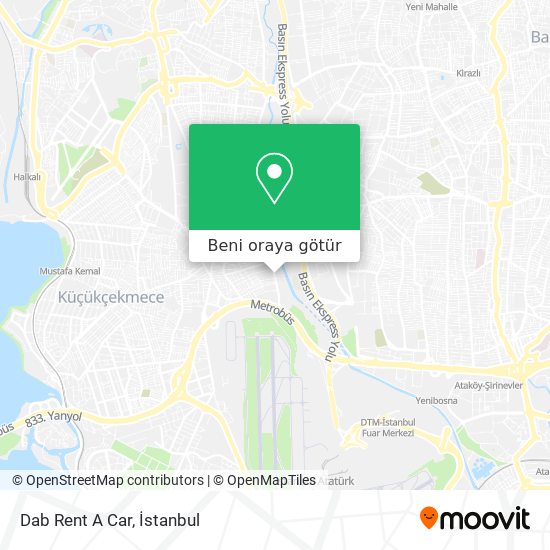 Dab Rent A Car harita