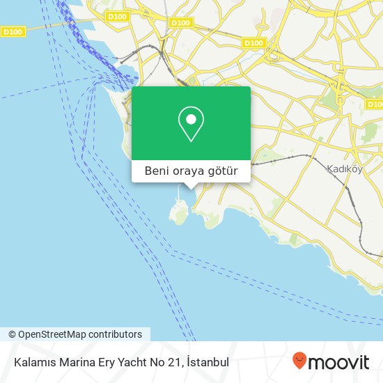 Kalamıs Marina Ery Yacht No 21 harita