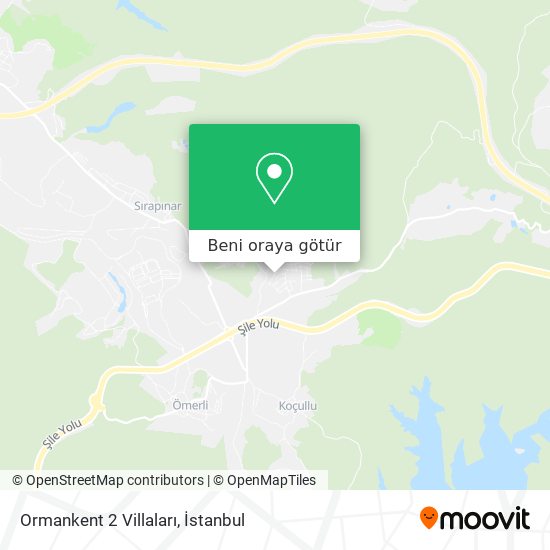 Ormankent 2 Villaları harita