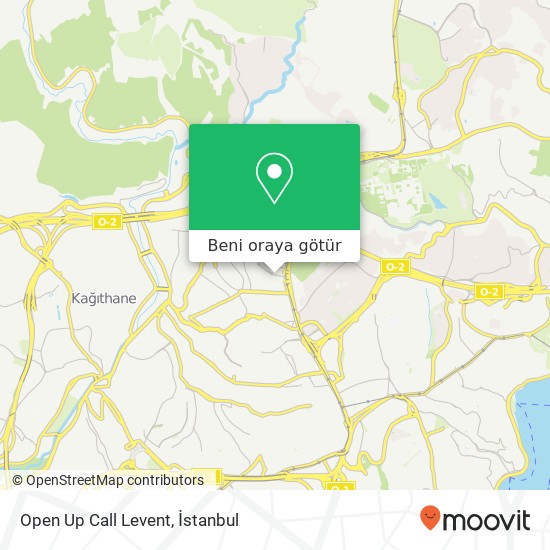 Open Up Call Levent harita