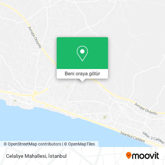 Celaliye Mahallesi harita