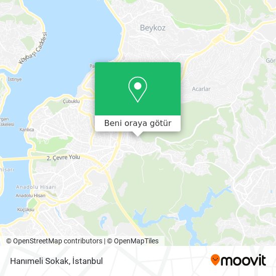 Hanımeli Sokak harita