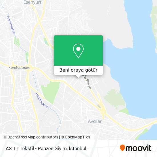 AS TT Tekstil - Paazen Giyim harita